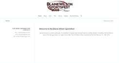 Desktop Screenshot of blainewilsonsportsfest.com